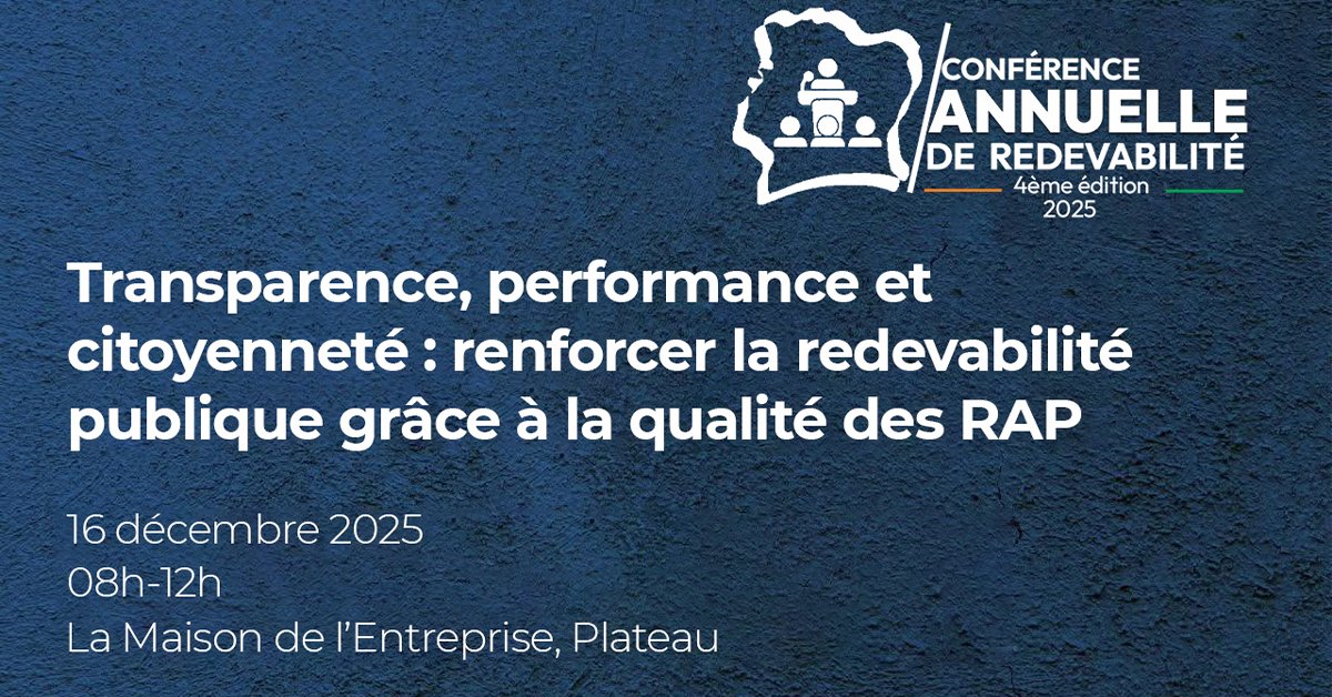 CivisCI's tweet photo. 🇨🇮 Le budget pour l'année 2026 voté à l'Assemblée nationale de la Côte d’Ivoire s'élève à 17.350,2 milliards ;
Venez comprendre comment les autorités administratives et financières gèrent cet argent 💰 année après année ;
#transparence #redevabilité #accountability #performance https://t.co/pPXujP22PH