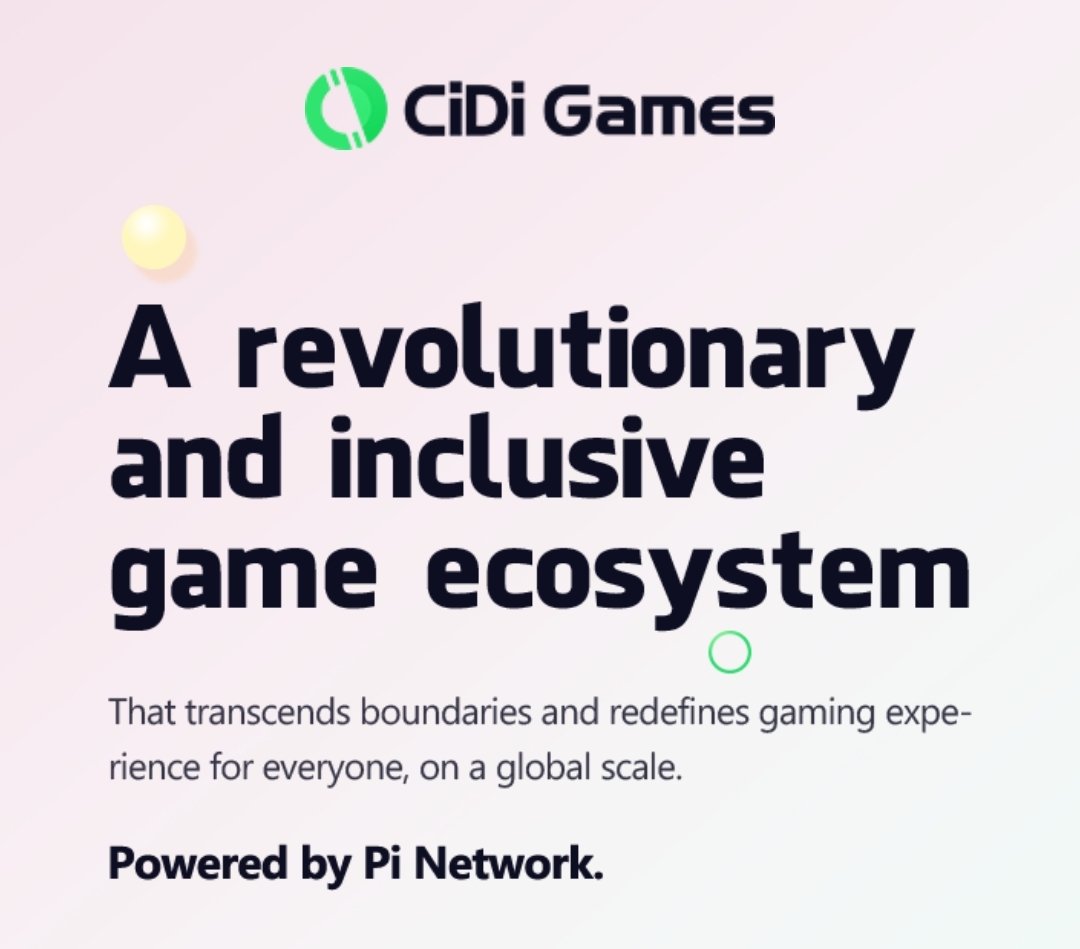 pinetworkmember's tweet image. The partnership between Pi Network and CiDi Games is designed to expand the real-world utility of Pi and further expand and support gaming in the ecosystem. The collaboration:

- Expands Pi’s real-world use cases;
- Provides developers with a clear signal that Pi is committed to…
