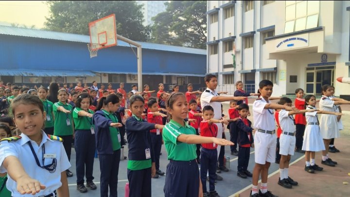 IN__NCSkaranja's tweet photo. “Strong minds, stronger democracy.” 🇮🇳
#NCSK proudly observed Samvidhan Diwas with the Preamble reading and a pledge reaffirming our commitment to constitutional values. Students & teachers, engaged with great enthusiasm throughout the event.
#NESNavy #CBSE #Constitution75 https://t.co/GbrPRoDntd
