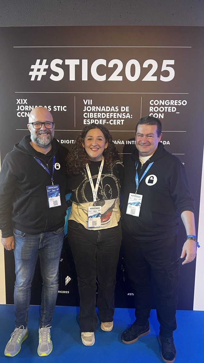 rootedcon's tweet image. Equipazo ❤️ #STIC2025 #RootedCON