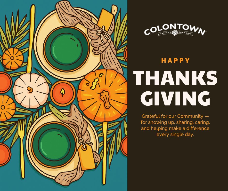 No matter where you are in the world, today we can all pause to offer thanks for the hope and support of everyone in our COLONTOWN community. We are so grateful for this safe and welcoming home. 

#COLONTOWN