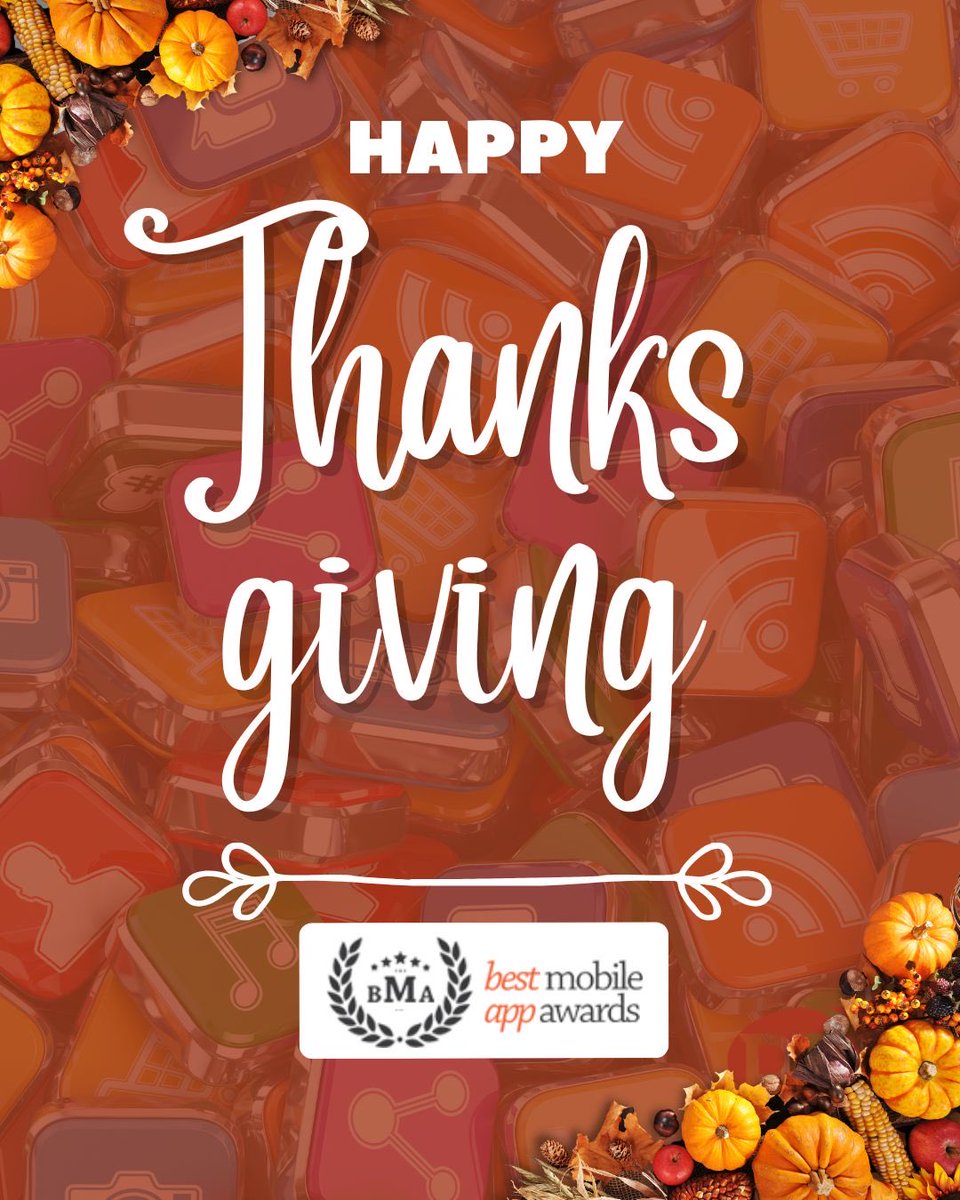BestAppAwards's tweet image. 🍁 Happy Thanksgiving from Best Mobile App Awards! 🍁🦃

Today, we’re grateful for the innovators, creators, and visionaries who continue to push the boundaries of mobile excellence. 📱✨

— The Best Mobile App Awards Team

#Thanksgiving #Gratitude #AppDevelopers #MobileApps