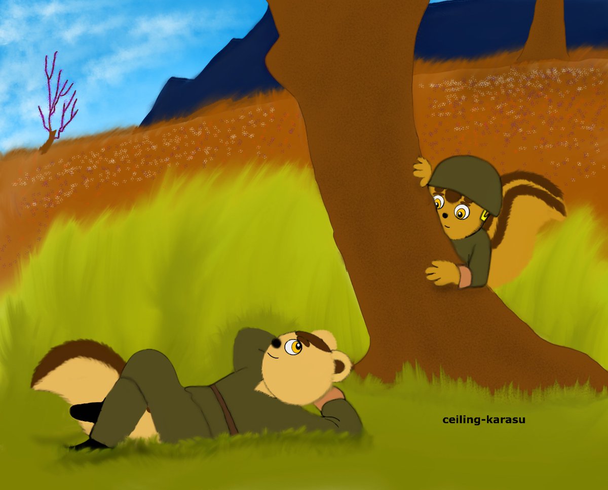 CeilingKarasu's tweet photo. #squirrelandhedgehog #juldarami #geumsaegi #flowerhill #sah https://t.co/uzzMVVCEEv