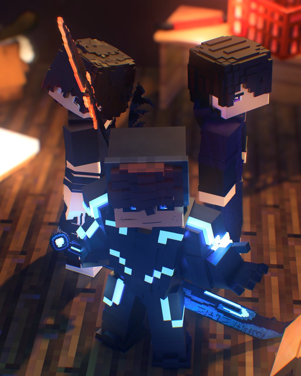 evelynanims's tweet image. Render Collab #mineimator
