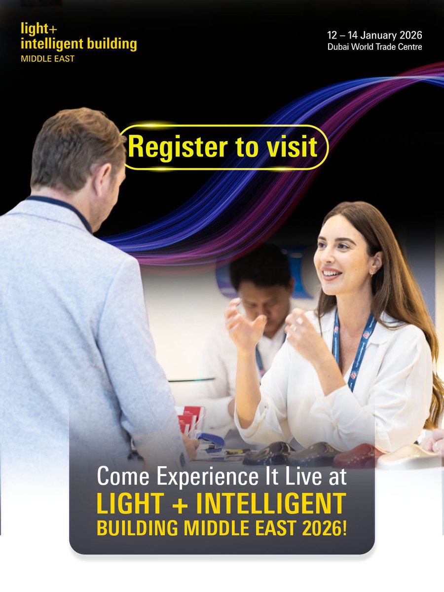 lightbuildingme's tweet image. Take part in hands-on workshops to experience lighting and smart building technologies up close. Learn from industry leaders, explore connected systems, and gain practical insights you can apply directly to your projects

Register now – bit.ly/3XAj62O

#LightBuildingME