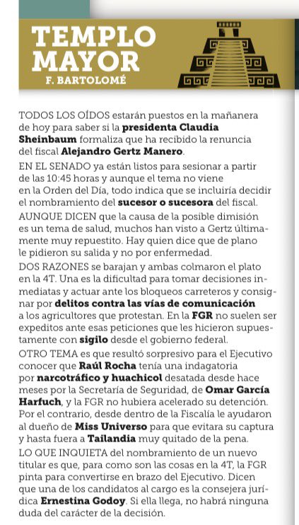 ¡Qué tal! La Secretaría de Seguridad de Harfuch tenía una indagatoria contra Rocha Cantú por narcotráfico y huachicol y la FGR no tan solo no aceleró su detención sino que desde dentro lo ayudaron para evitar su captura y para que fuera a Tailandia muy quitado de la pena.