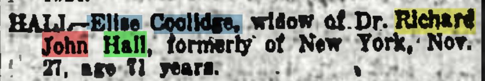 SaxRevolutions's tweet image. The New York Times 📰  also reported the death of Elise Hall. 🎷 💜 ⛪