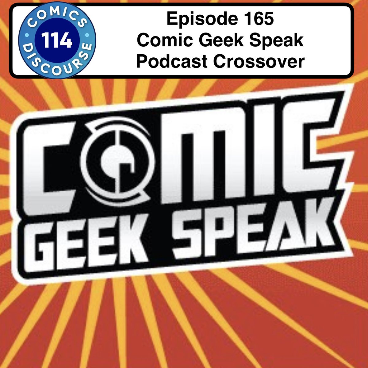 It is a comic book podcast crossover: <a href="/ComicGeekSpeak/">Comic Geek Speak</a> &amp; Comics Discourse 114!! 

For this special episode, we each are tasked with developing a comics syllabus as a way to get people interested in the world of comics!

podcasts.apple.com/us/podcast/com…