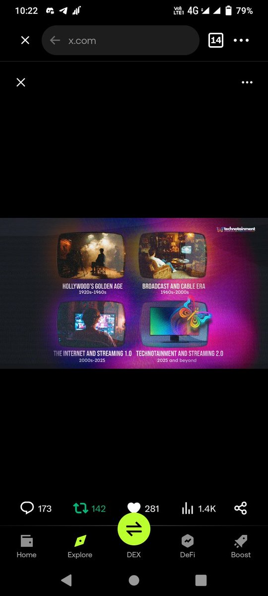 Ethan1990's tweet image. @_technotainment
Community driven economic are igniting a Golden Age in intertainment catch the full podcast with @SurWess to dive into the future of creativity
#onchainRevolution #CommunityDriven #NewGoldenAge