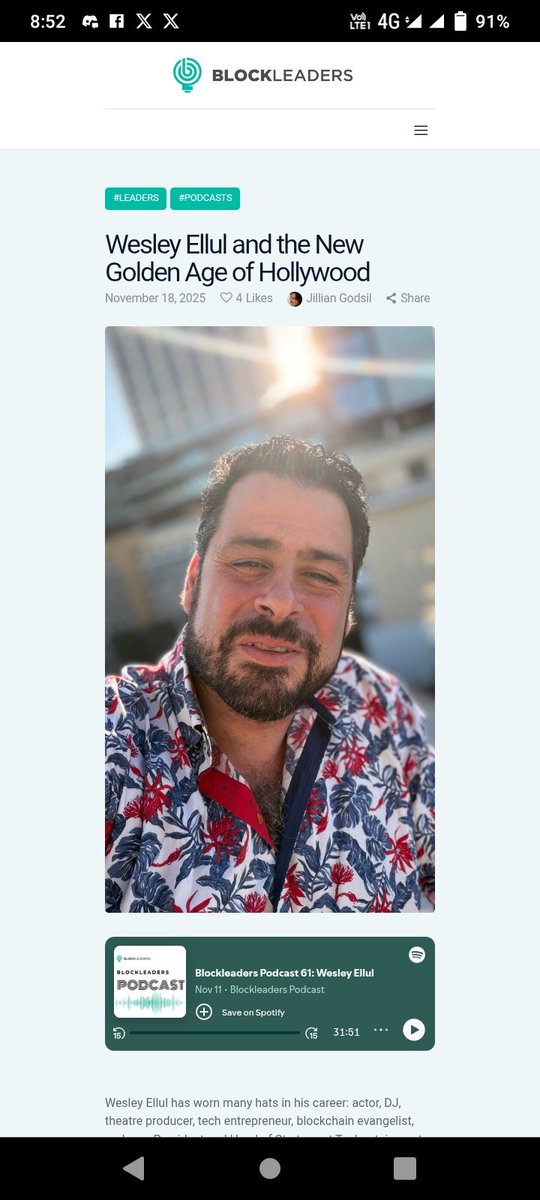 Ethan1990's tweet image. @_technotainment
Community driven economic are igniting a Golden Age in intertainment catch the full podcast with @SurWess to dive into the future of creativity
#onchainRevolution #CommunityDriven #NewGoldenAge