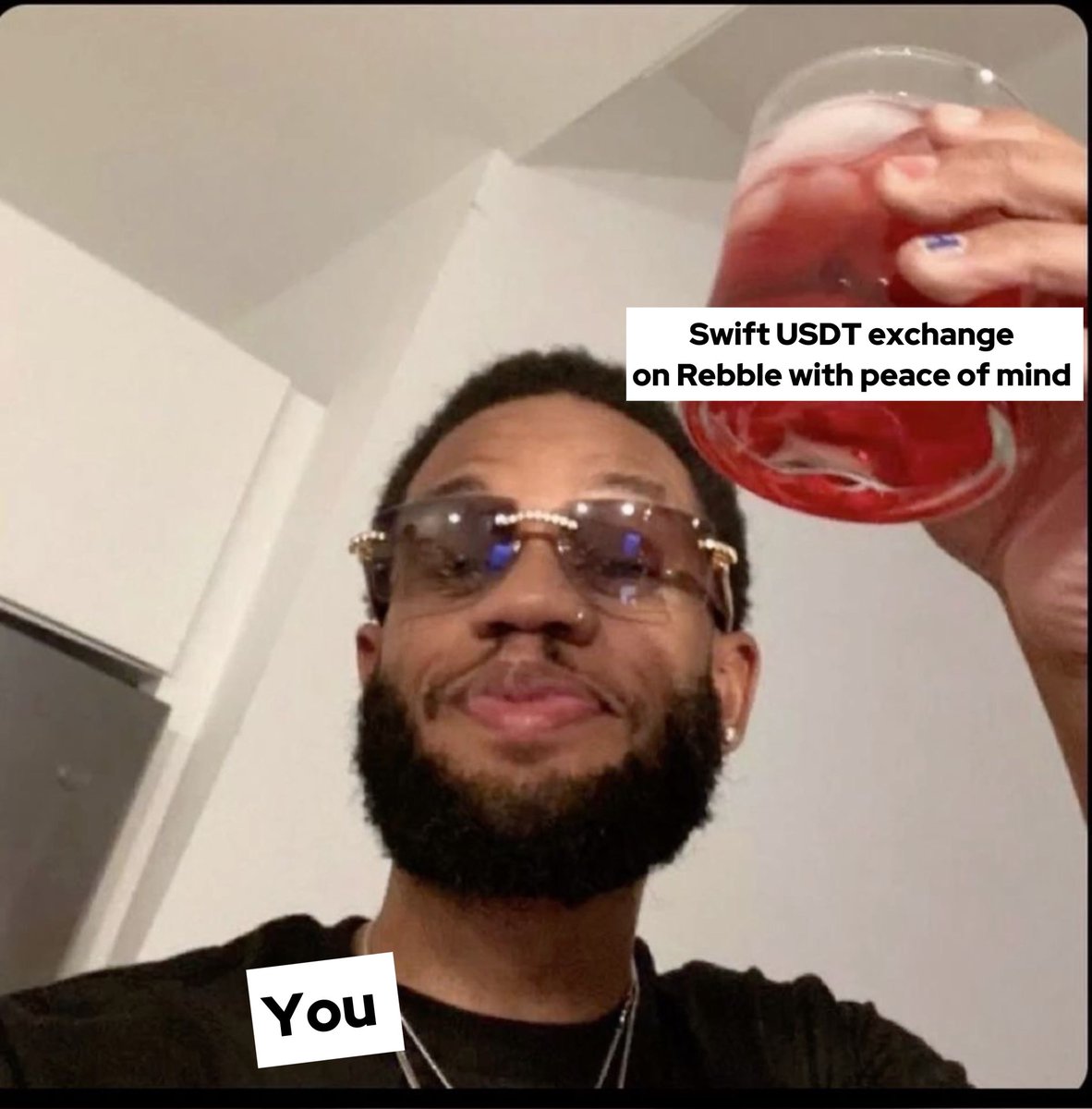 Before you trade your USDT on any exchange platform, please check for: 
✅ Clear rates. 
✅ Real social platform. 
✅ Transparent fees. 
✅ Quick processing time (minutes not hours) 
✅ Solid support team. 

Trade with peace of mind by using Rebble.