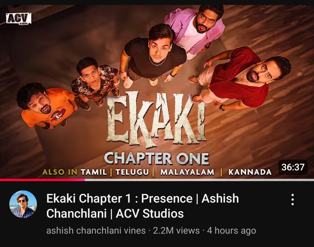 IamDuggu_'s tweet photo. @ashchanchlani #ekaki
Overall, it’s worth giving a shot. Let’s hope Part 2 even better ho, kyunki potential kaafi hai. And all the best, Ashish tu humesha se BACHPAN KA FAVORITE raha hai humara. Keep going! ⭐ ⭐ ⭐ https://t.co/IXIWyPWybW