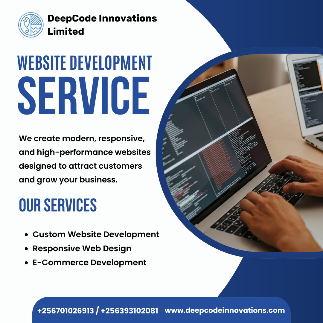 Deepcodein's tweet image. #WebDevelopment #Innovation #ICTSolutions #DeepCodeInnovationslimited
Stop waiting for software. Start building it with us. Precision, performance, and partnership guaranteed.
