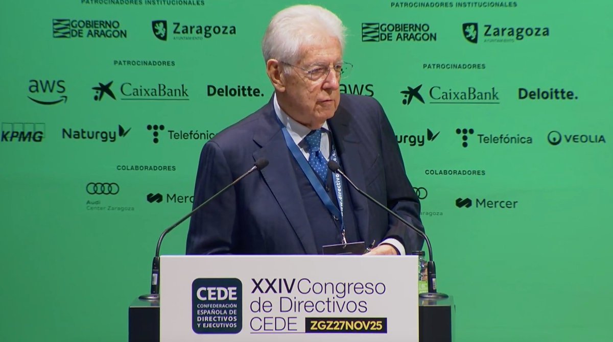 Senator Prof. Mario Monti: "¿Por qué hablamos de responsabilidad política? Porque el comportamiento de los gobiernos nacionales consiste en trasladar las recomendaciones de sus informes a sus realidades"

#CongresoCEDE