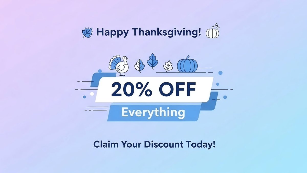 UniDocLib's tweet image. 🦃 Happy Thanksgiving!

🙏 Today, we&apos;re grateful for the developers who trust UniDoc to build the future.

 🎉🙌 Our Thank You: 20% OFF Everything - Today Only!

👉 Contact Us: eu1.hubs.ly/H0q0fgK0 at UniDoc to Claim your 20% Discount!

Build smarter. Ship faster. 🚀