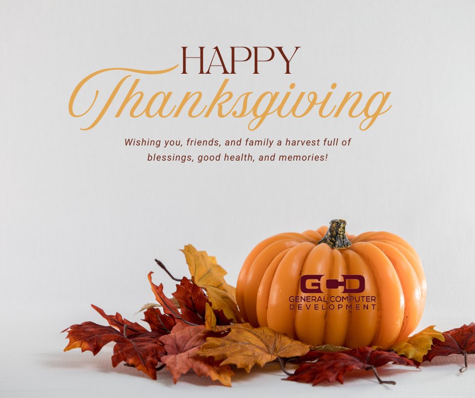 gcdus's tweet image. Happy Thanksgiving from GCDus!

We’re grateful for our clients, partners, and the chance to keep innovating together. 🍁

#Thanksgiving2025 #gcdus #TechTogether