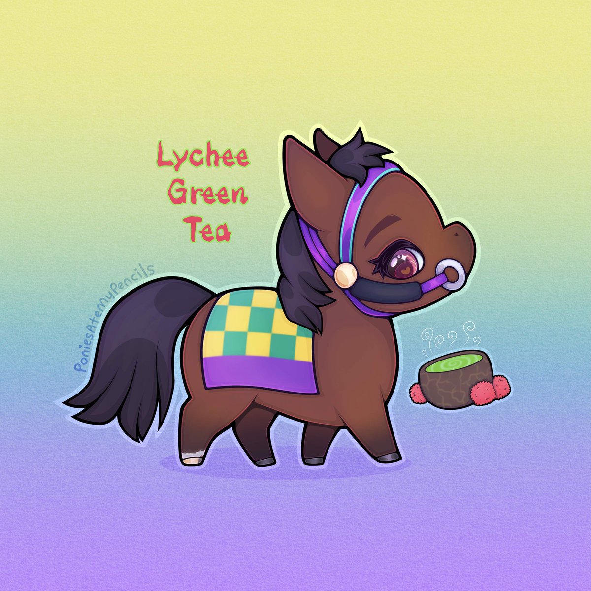 What do you think of the cute little Lychee Green Tea~♥︎