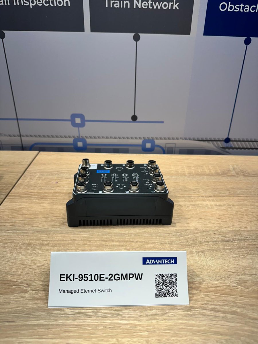 Advantech_IIoT's tweet image. Day 2 at Rail Live Madrid!

We’re showcasing how our innovative and scalable onboard technology is shaping the future of rail. We’re also excited to highlight some of our hardware built on @intel technology, while exhibiting as their Prestige Partner. Plus, we’re presenting…