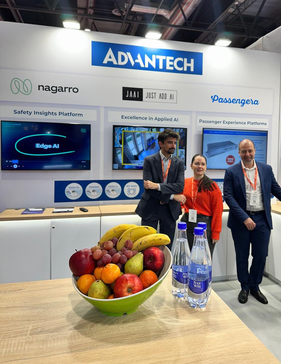 Advantech_IIoT's tweet image. Day 2 at Rail Live Madrid!

We’re showcasing how our innovative and scalable onboard technology is shaping the future of rail. We’re also excited to highlight some of our hardware built on @intel technology, while exhibiting as their Prestige Partner. Plus, we’re presenting…