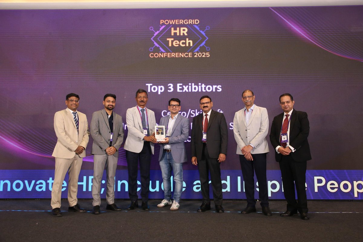 in2itebs_'s tweet photo. We are delighted to share that In2IT EBS’s booth was awarded “Best Booth” at the Powergrid HR Tech Conference 2025.
Our sincere thanks to the Powergrid team and the esteemed jury for this recognition.
#Powergrid #HRTechConclave2025 #BestBoothAward  #SAPGoldPartner #In2ITEBS https://t.co/UK0OUFP7cg