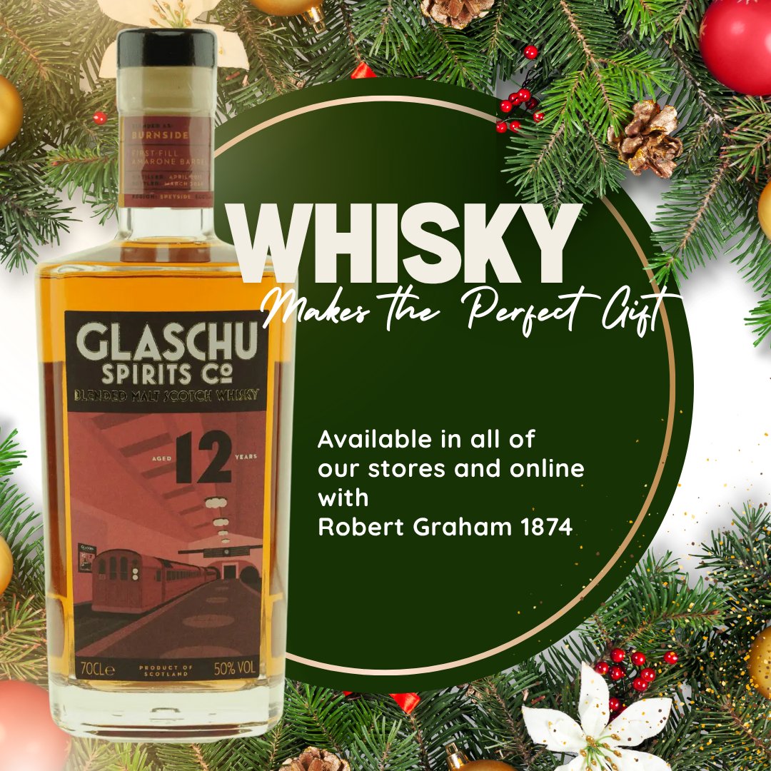 RGWhisky's tweet image. Whisky makes the perfect gift.
Glaschu Burnside 12 Amarone Cask,  rich fruit, wine-barrel elegance, unforgettable. 🥃
#WhiskyMakesThePerfectGift #Burnside #Glaschu #RobertGraham1874