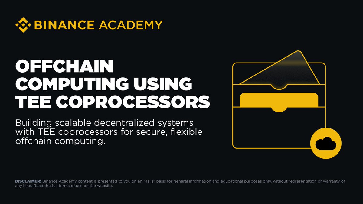 🔥 Build real-world AI &amp; DeFi apps with Trusted Execution Environments!

Our new FREE course with <a href="/MarlinProtocol/">Marlin</a> takes you from theory to hands-on projects in offchain computing.

Unlock the future of secure, scalable blockchain dev today👇
binance.com/en/academy/tra…