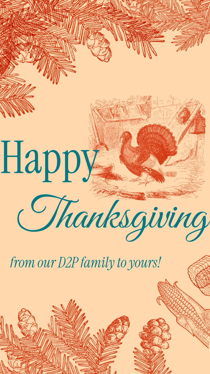 Design2Part's tweet image. Have a very Happy Thanksgiving Holiday! 
From our D2P family to yours 🤎