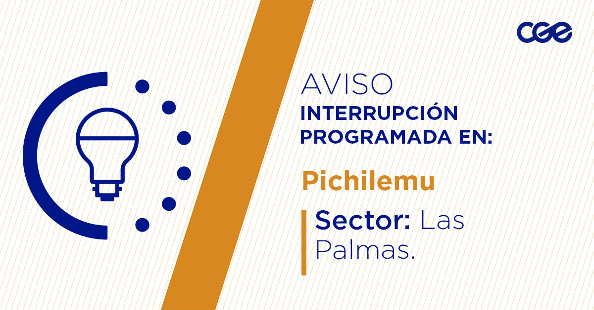 CGE_Clientes's tweet image. Les recordamos que para mejorar la calidad del suministro de nuestros clientes de #Pichilemu, hoy, hasta las 13:00 horas, se realiza una #InterrupciónProgramada (sectores en la imagen 👇) debido a trabajos de mejoras. Recuerda desconectar tus artefactos 🔌
