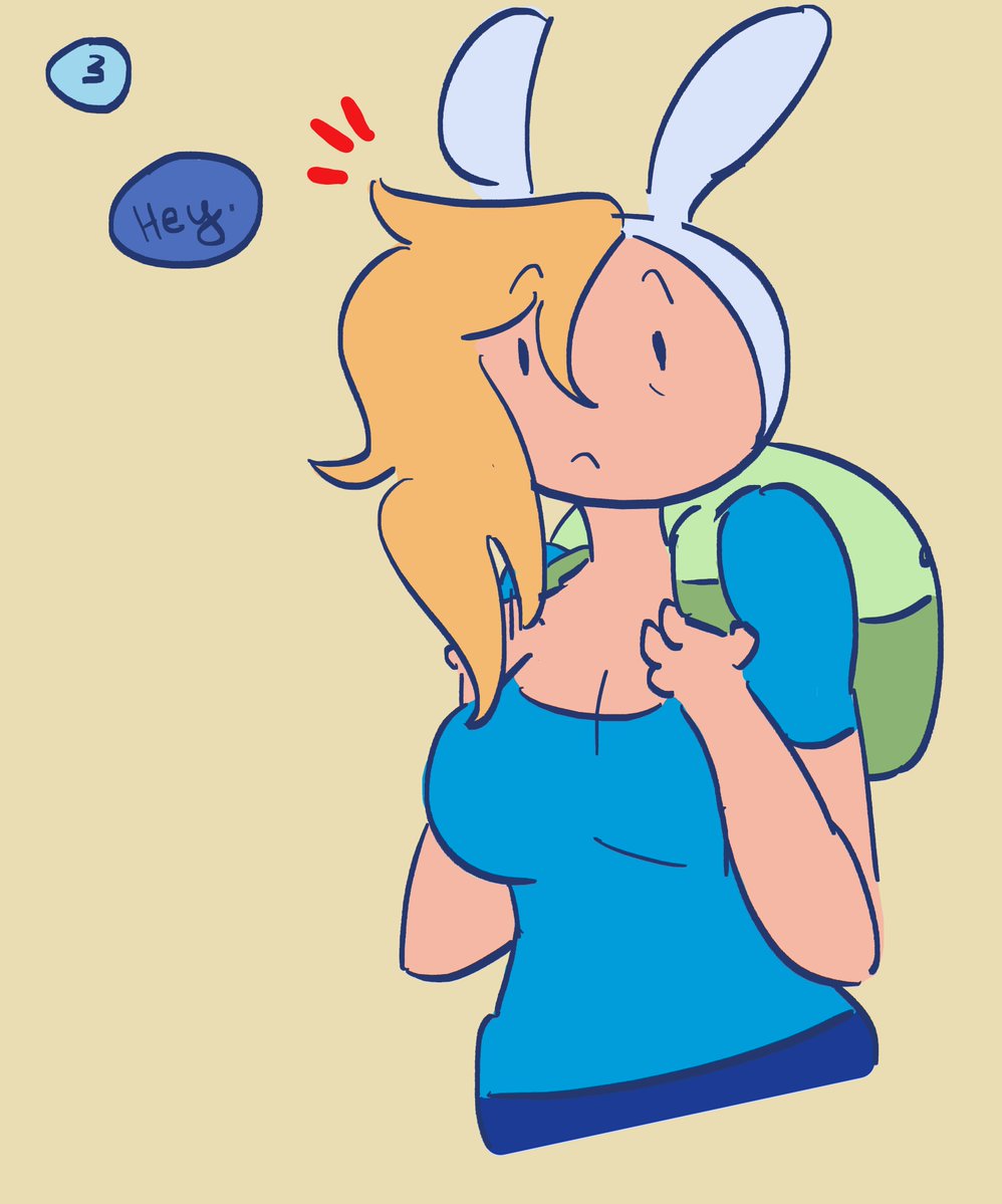 StarrySheepArt's tweet image. I&apos;ve been wanting these two to meet since I was 14 so have a poorly formatted comic (1/4) #adventuretime #fionnaandcake