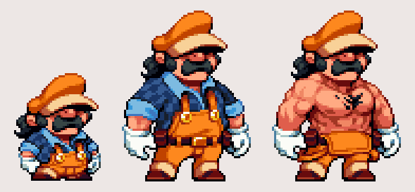 Does this count as a sleeper build?
#pixelart #ドット絵 #gamedev #indiedev #eroge