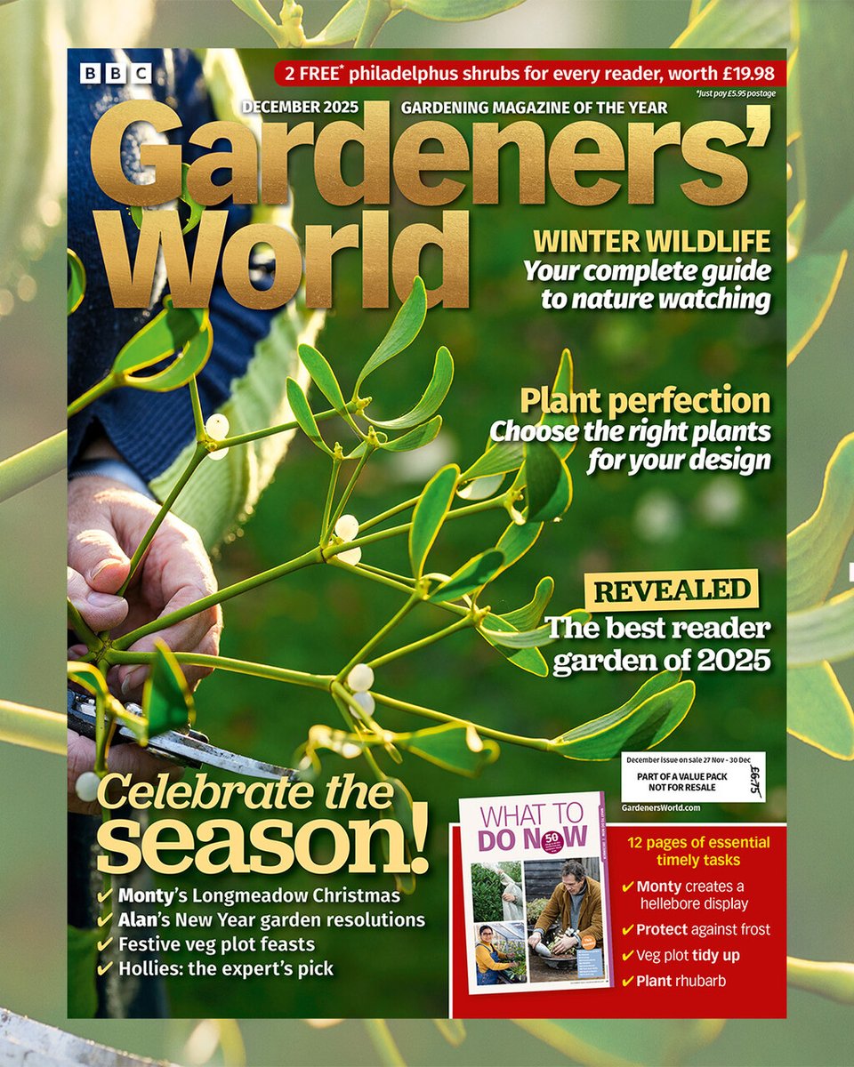 Take a breather this busy season with plenty of ideas and inspiration to get out into the garden – only in our December issue, available in stores and online now: bit.ly/489zQ5S