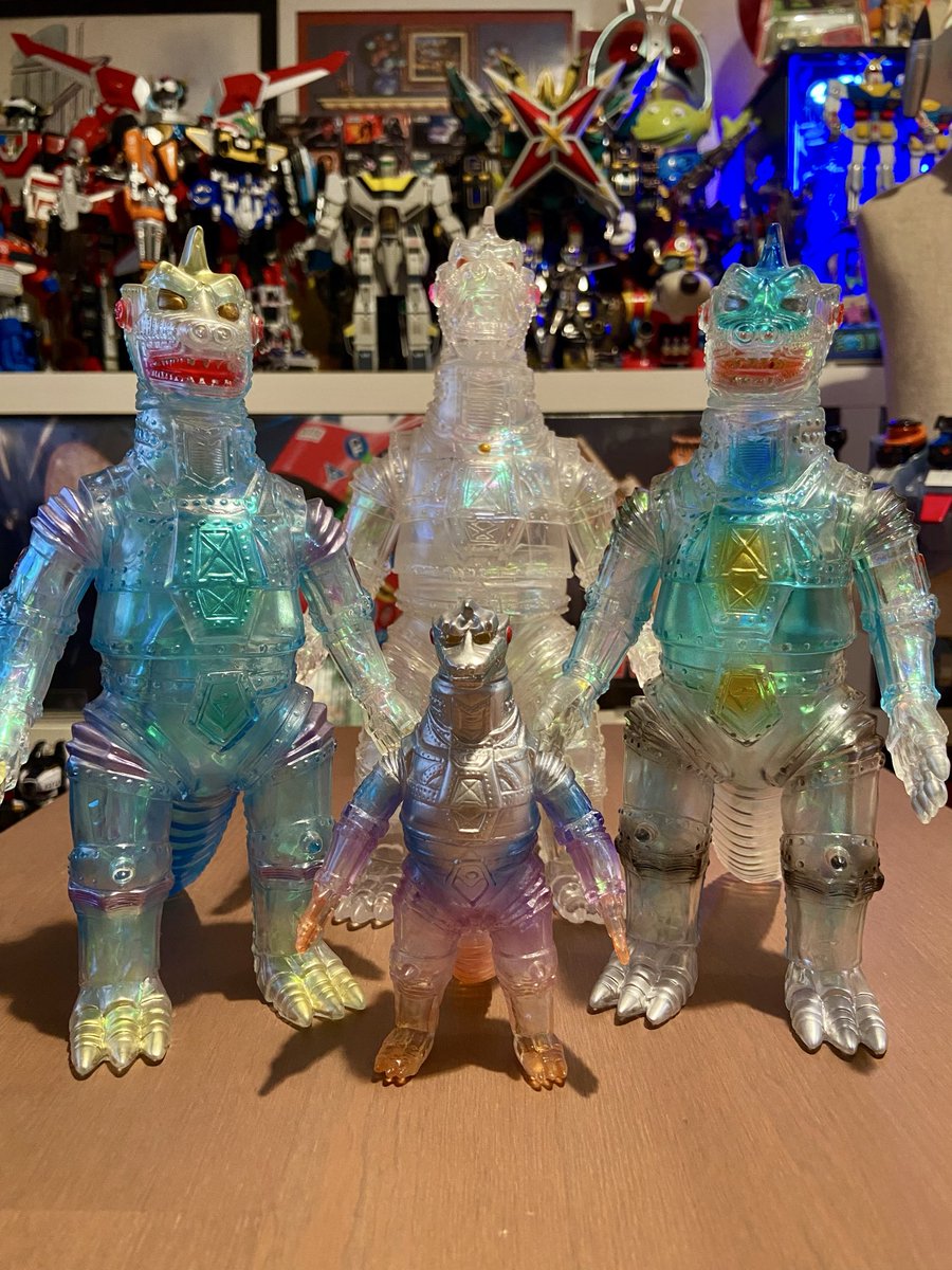 オーロラ メカゴジラーズ😚 #メカゴジラ #ソフビ