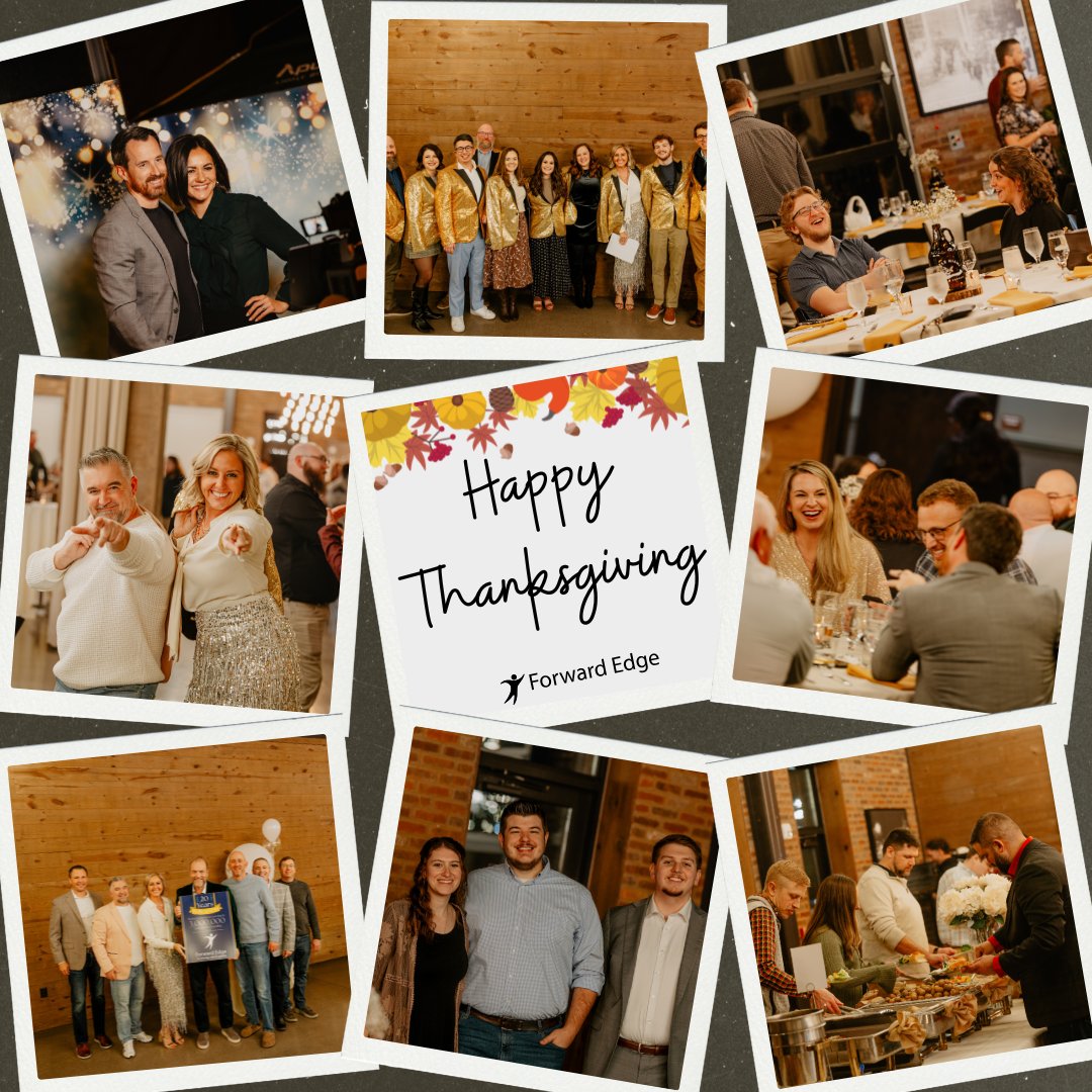 ForwardEdgeOH's tweet image. Happy Thanksgiving!  We are overflowing with gratitude today. A huge thank you to our customers for another great year and to our incredible team for bringing their best every single day. Wishing you all a restful day filled with gratitude! 🍂 🧡

#HappyThanksgiving #ForwardEdge…