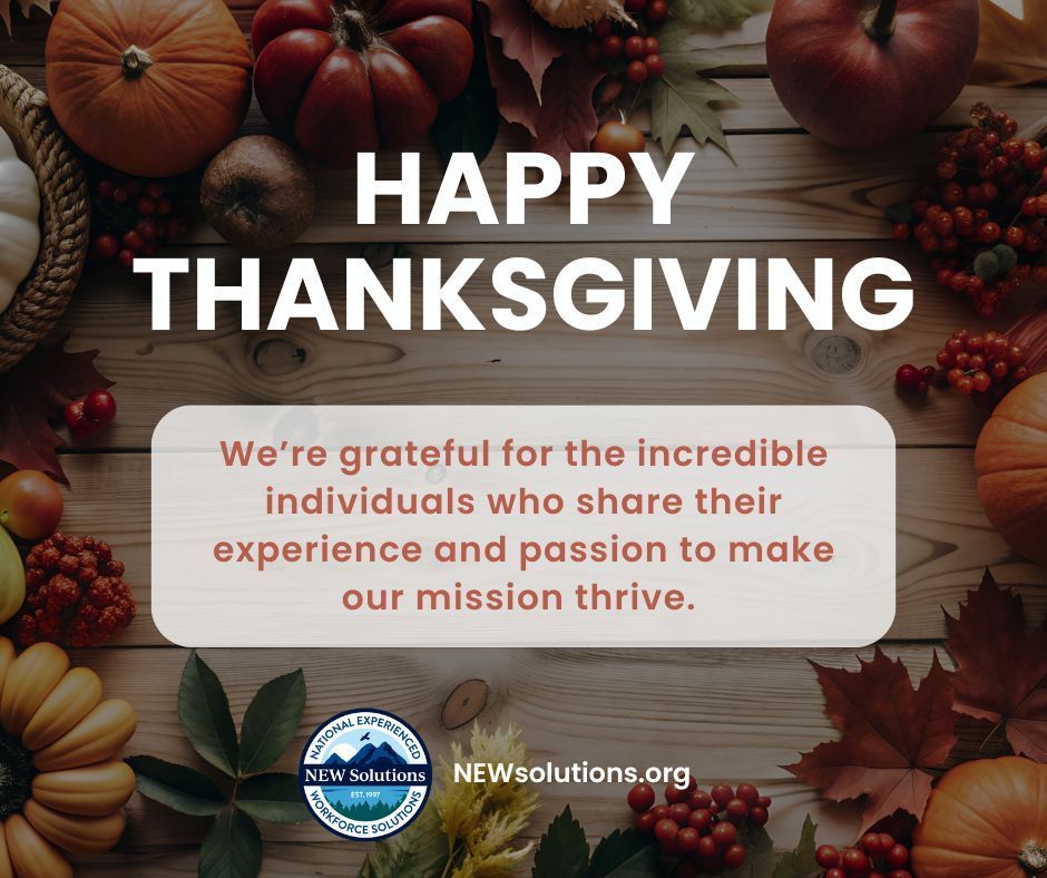 Happy Thanksgiving from NEW Solutions!