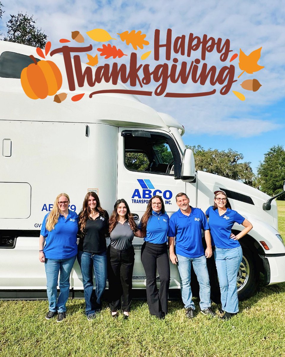 Hauling the freight that keeps America’s tables full — and giving thanks for every mile along the way. Happy Thanksgiving to all our drivers and families out there! 🚛🦃
