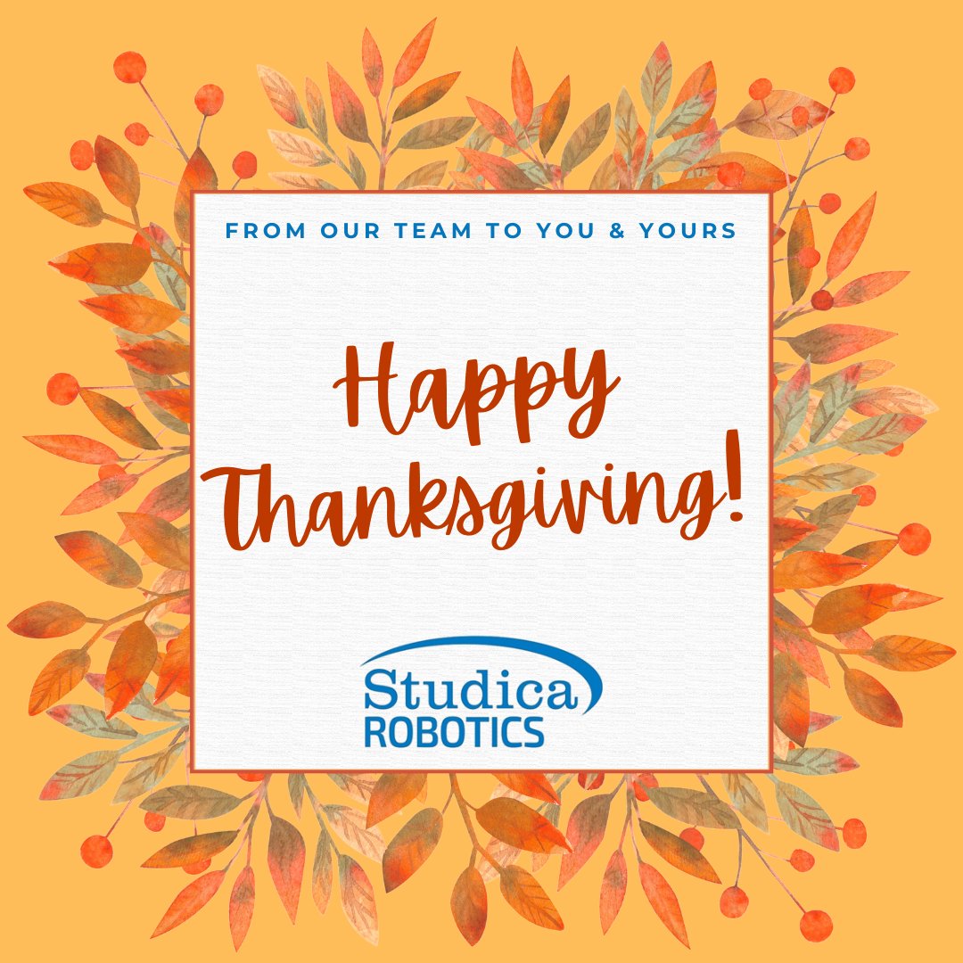 Wishing you and yours a Happy Thanksgiving! 🍂