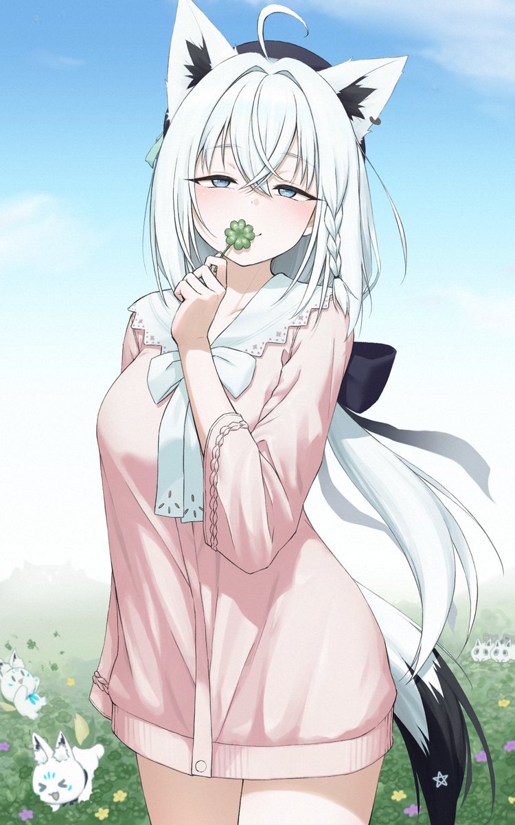 Lucky cat🍀 #絵フブキ