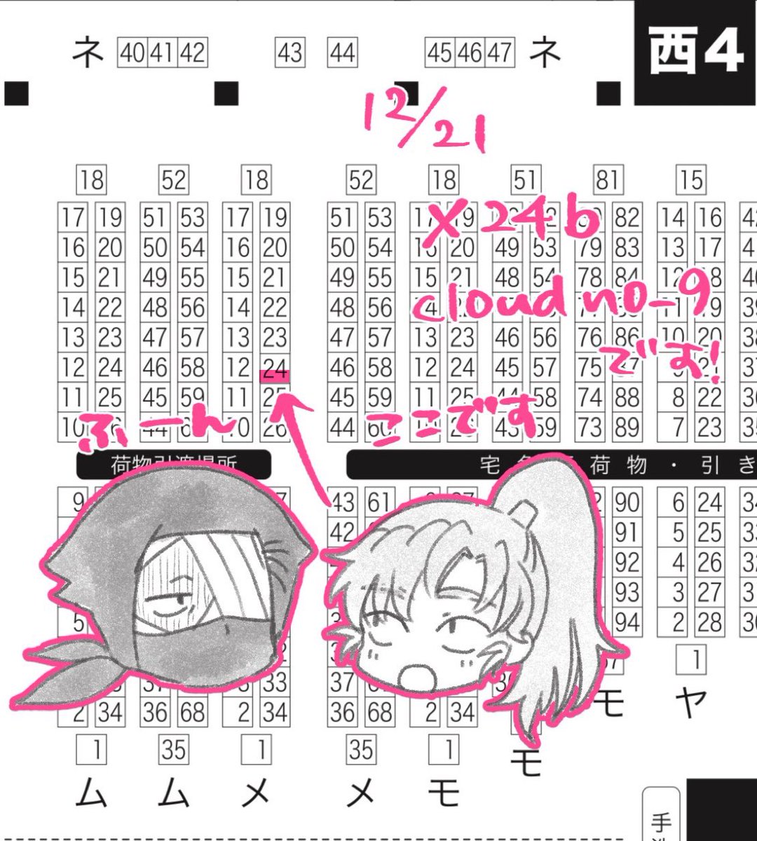 12/21忍FES.34 西ホール4メ24bでスペース頂きました❣️新刊とノベルティがあるはず📖'-新刊(オナバレ雑伊)は今作ってます✒️゛ 