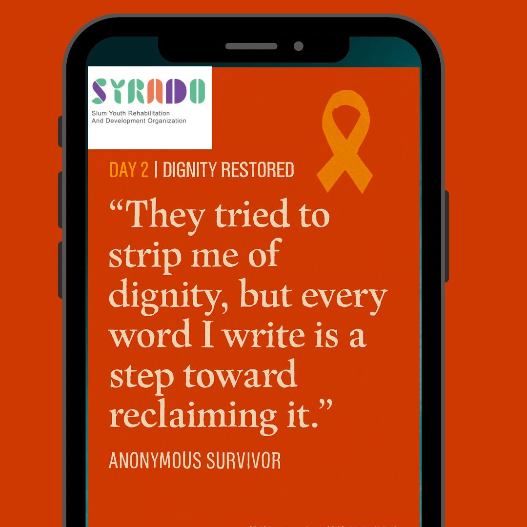 “They tried to strip me of dignity, but every word I write is a step toward reclaiming it.”
That will be the reminder  that survivors carry a strength that cannot be taken away, and their stories rebuild what harm tried to break.
#InHarmsWayLetters #16daysOfActivism