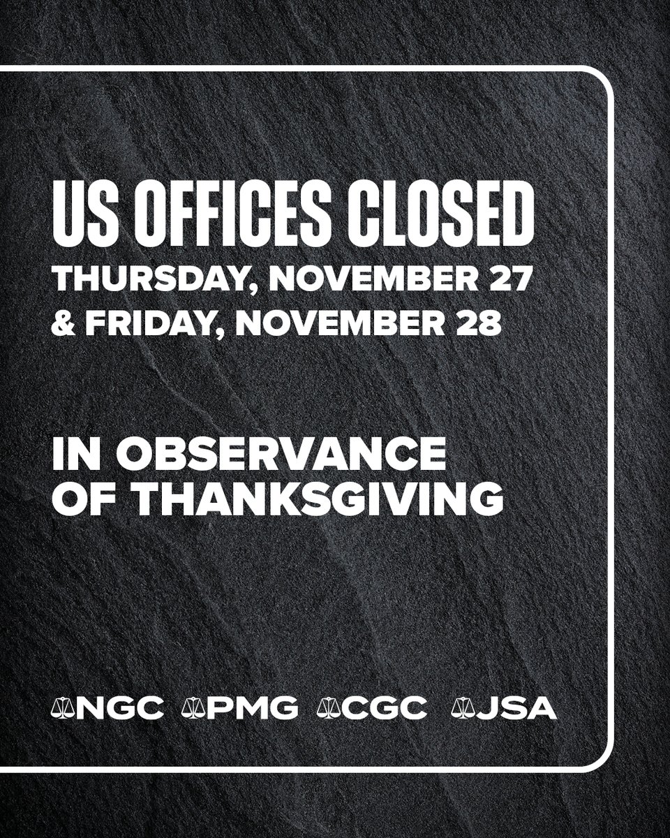In observance of the Thanksgiving holiday, the US offices of the Certified Collectibles Group companies will be closed on Thursday, November 27 and Friday, November 28, 2025. Normal business hours will resume Monday, December 1, 2025.