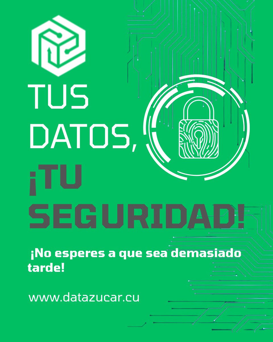 DATAZUCAR_'s tweet image. ¿Sabías que reducir la recopilación de datos personales es clave para tu seguridad? 🛡️

En #Datazucar impulsamos buenas prácticas para proteger tu información y garantizar el control de tu privacidad.
#Ciberseguridad #PrivacidadDigital #GestiónDeDatos