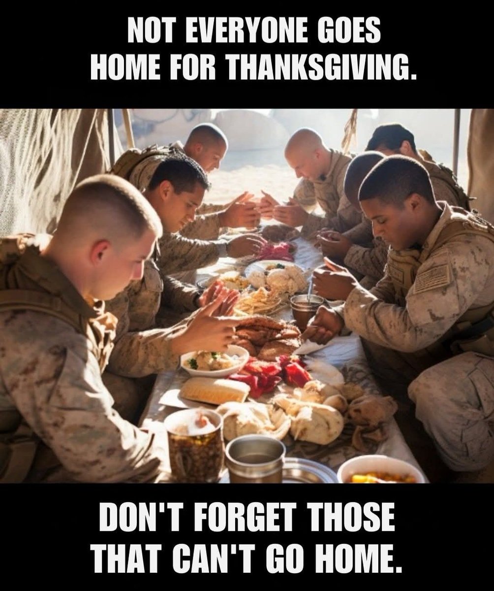 🦃 Happy Thanksgiving, America!

Today, while many of us gather with family around overflowing tables, let’s pause and give extra thanks to the men and women in uniform who are standing watch on ships at sea, in bases far from home, and on the front lines, so the rest of us can