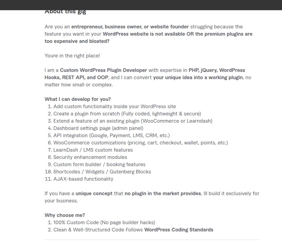 TechInterviewHQ's tweet image. Struggling to add a unique feature to your WordPress website?
I develop custom WordPress plugins using PHP &amp;amp; jQuery — from small tweaks to full advanced modules.

 Hire me on Fiverr and turn your ideas into reality

fiverr.com/s/EgeV1r8
