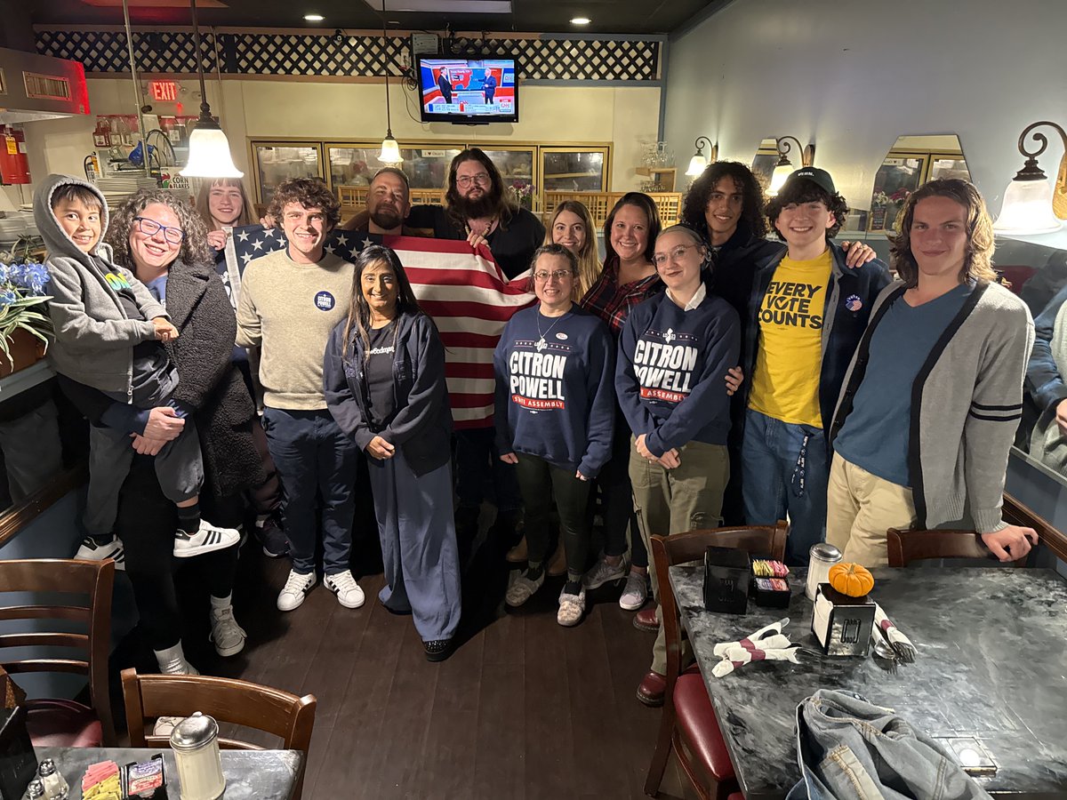 GuyCitron52876's tweet photo. This Thanksgiving, I’m grateful—for our team, our volunteers, and every supporter who helped Citron &amp; Powell for State Assembly punch way above our weight in New Jersey Legislative District 23. 🦃⬇️
@TheDemocrats @NJLD23 https://t.co/IYUI1Ikp1I
