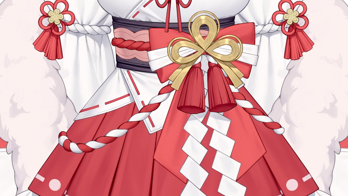 Akizone's tweet image. Prism Customizable Vtuber Model Miko outfit update in December! Miko is a Japanese Shrine Maiden, specifically, but we will be doing traditional Kimono in another major update 😆 You can mix and match all the parts and DIY the patterns too!