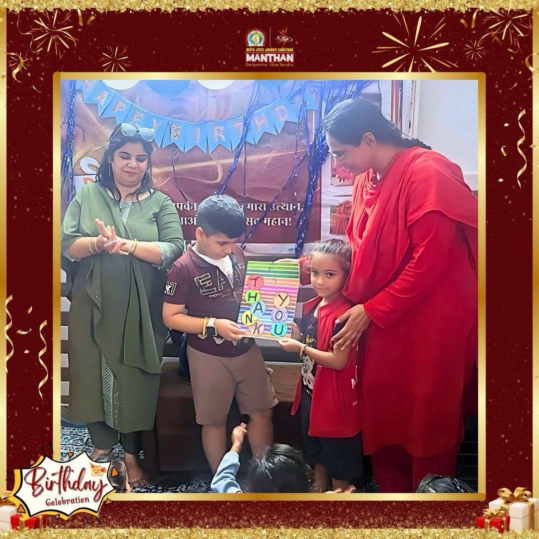 djjsmanthansvk's tweet photo. Sponsor parents chose to celebrate their special day with Manthanitesโฆ and created memories brighter than candles. ๐โจ
MSVK Uttam Nagar was all smiles today! ๐
#ManthanSVK #BirthdayWithPurpose #JoyOfGiving #NGOReels #ChildhoodSmiles #UttamNagar #Delhi https://t.co/qjxKXKTtOM