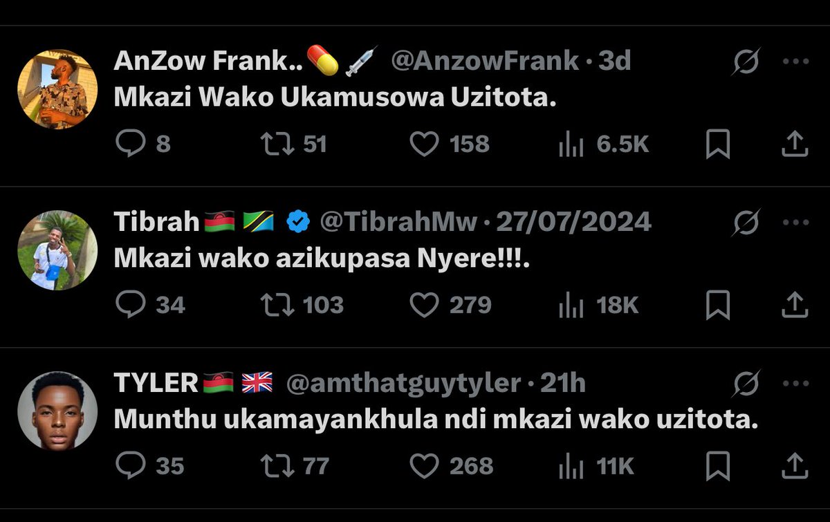 AlipoAndrewsII's tweet image. Ma Retweet koma izi. ikakhala Business kumangoyidutsa. 🤣🙌🏾