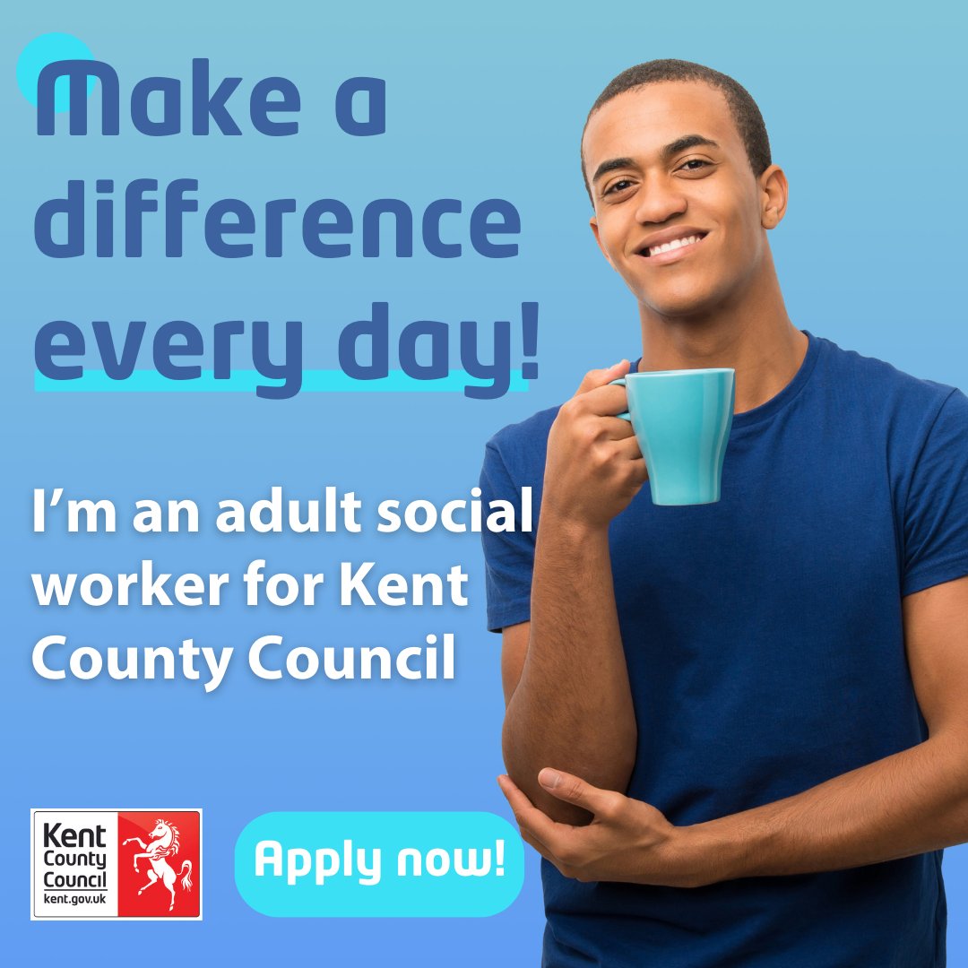 Kent_cc's tweet image. Are you looking for new career opportunities in Adult Social Care? 

Whether you live in Kent, or you&apos;re looking to relocate, see how you can make a difference every day. 

Find out about roles we&apos;re recruiting to: loom.ly/S7KXKlg 

#RegisteredPractitioner #SocialWorker