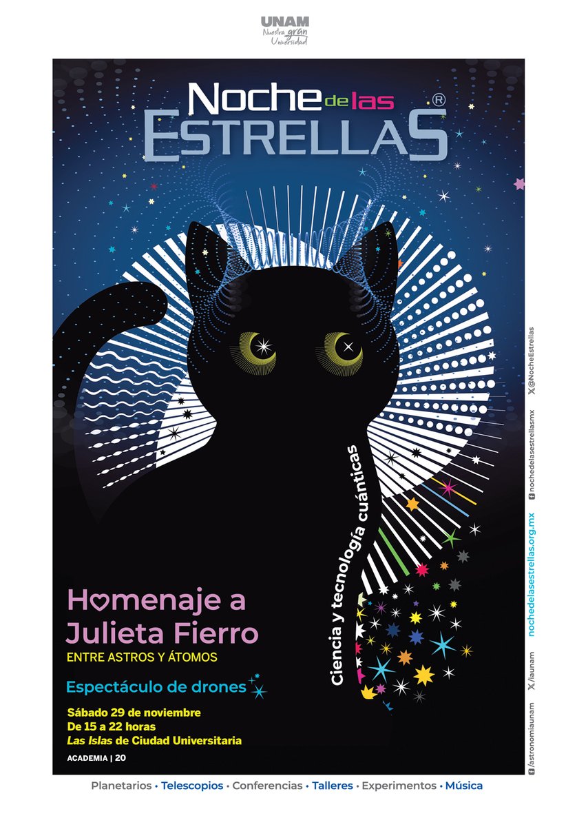 UNAM_MX's tweet image. #Contraportada Noche de Estrellas, fiesta colectiva para abrir la astronomía a la sociedad. @Gaceta_UNAM &amp;gt; bit.ly/3M25dbk