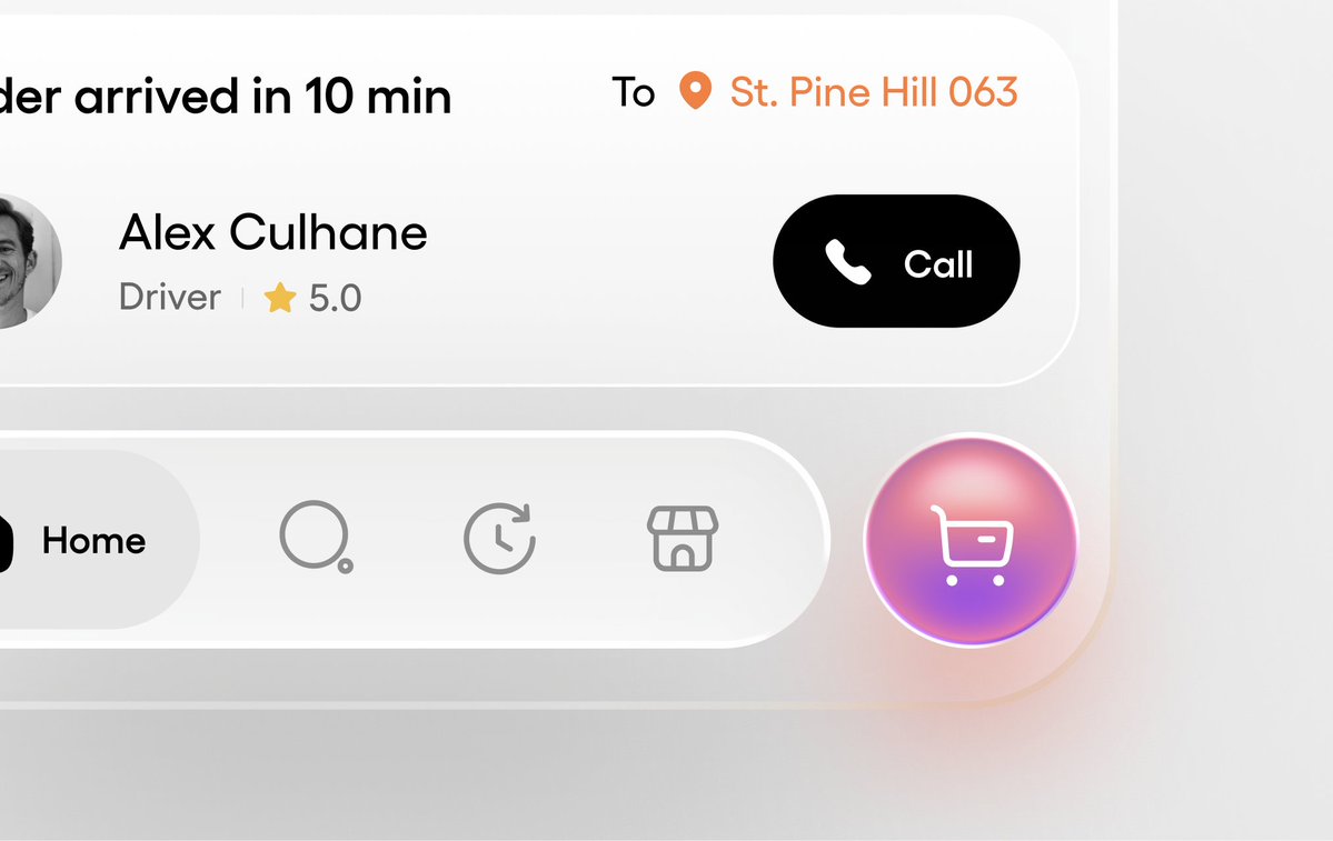 Iconlypro's tweet image. Food Delivery app! ✨